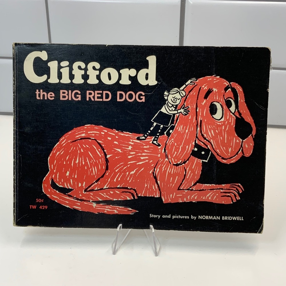 Clifford the Big Red Dog Vintage 1969 Scholastic Paperback Norman Bridwell TW429